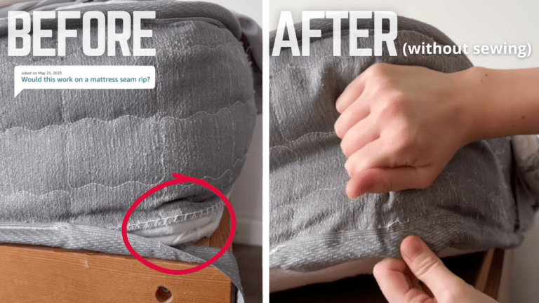 How to Repair a Mattress Seam Rip