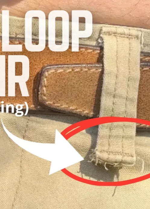 How To Fix a Torn Belt Loop on Pants