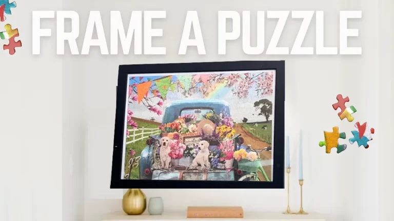 How to Glue and Hang a Jigsaw Puzzle