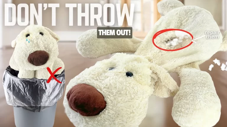 How to Fix a Torn Stuffed Animal (without sewing)