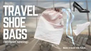 How to make travel shoe bags